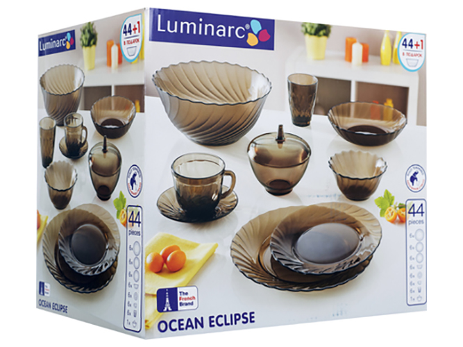 Сервиз столовый Luminarc Ocean Eclipse 45 предметов 24438