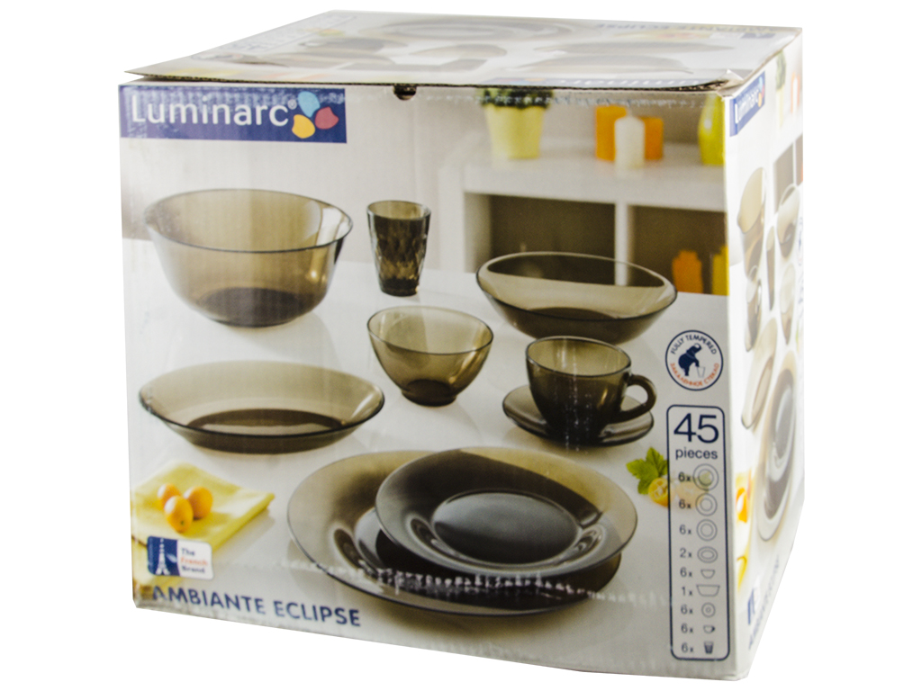 Сервиз столовый Luminarc Ambiante Eclipse 45 предметов 24490