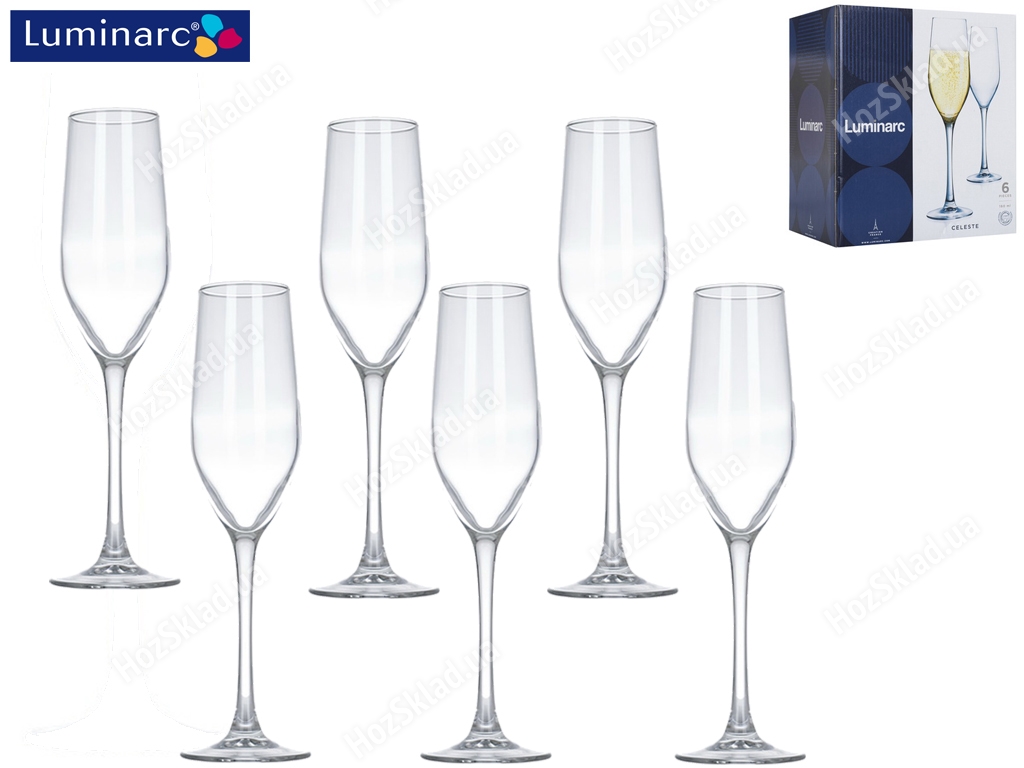 Бокал Luminarc Seleste для шампанського 160мл (ціна за 1шт) 26920