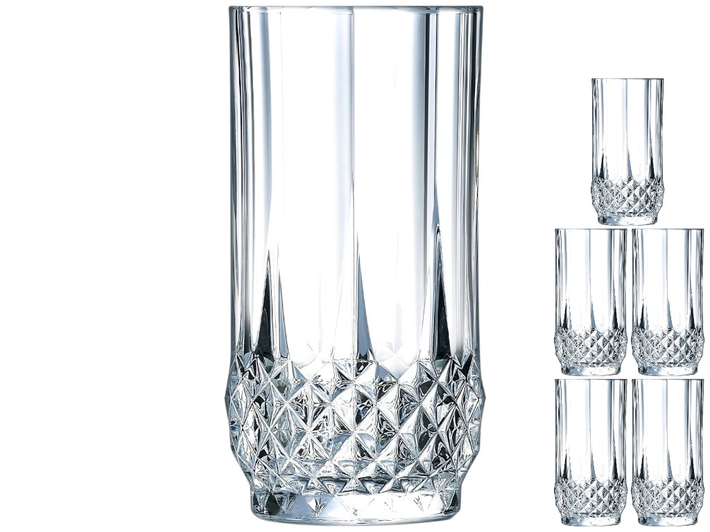 Стакан Eclat Longchamp, кристаллин, 280мл, цвет прозрачный (цена за набор 6шт)