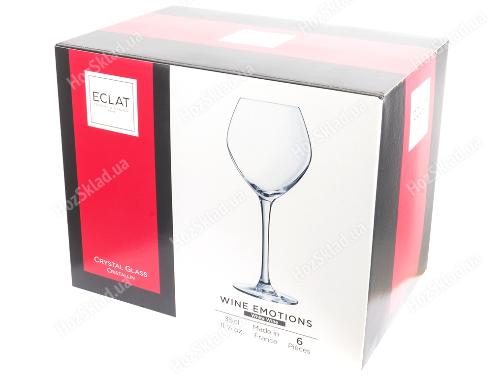 Набір келихів для білого вина Wine Emotions, 350мл (ціна за набір 6шт), 883314564709
