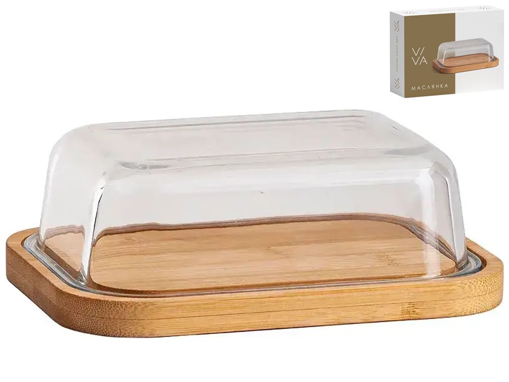 Маслянка Viva Bamboo, 17х12,5х5,9см, 6900068706477