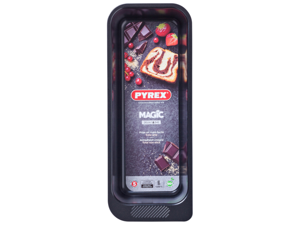 Форма для кекса Pyrex Magic металлическая прямоугольная, 26см 3426470276344