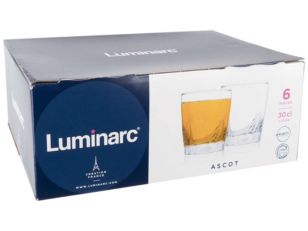 Набір склянок Luminarc Ascot низьких 300мл (ціна за набір 6шт) 51380