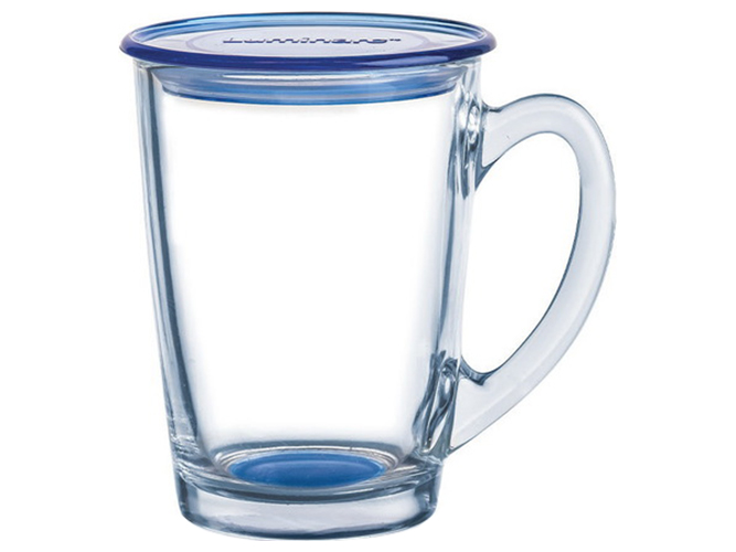 Чашка Luminarc New Morning Blue, з кришкою, 320мл, 0883314814309