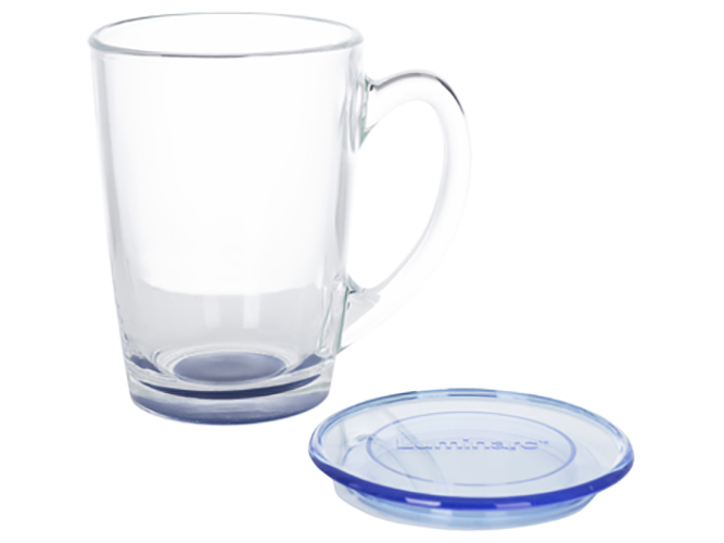 Чашка Luminarc New Morning Blue, з кришкою, 320мл, 0883314814309