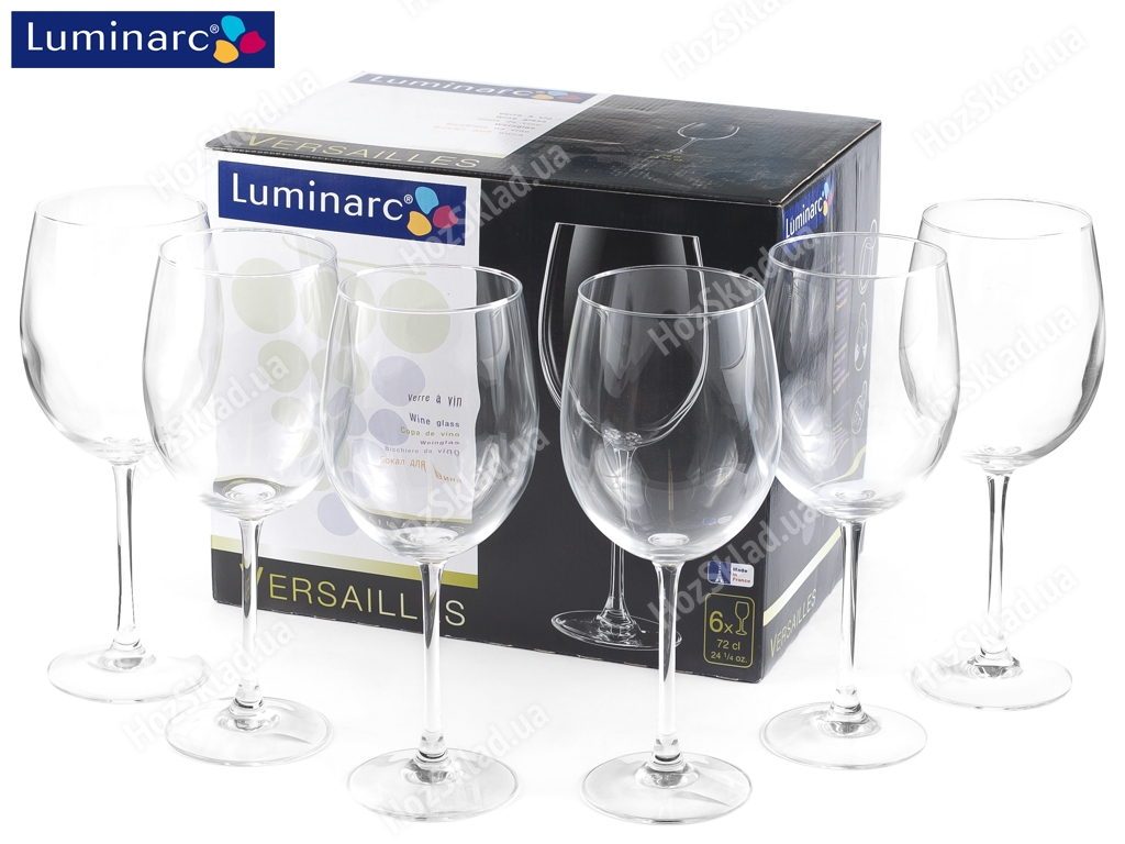 Набір келихів Luminarc Versailles 720мл (ціна за набір 6 шт) 63605