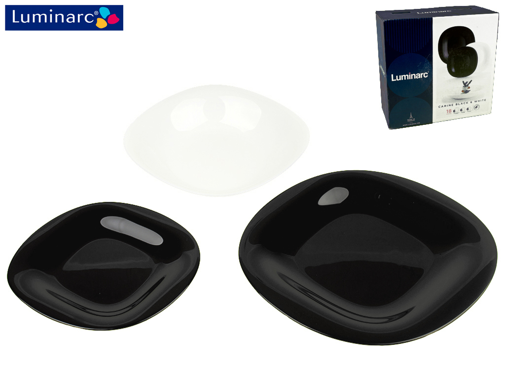 Сервиз столовый Luminarc "Carine Black&White" 18 предметов 95252