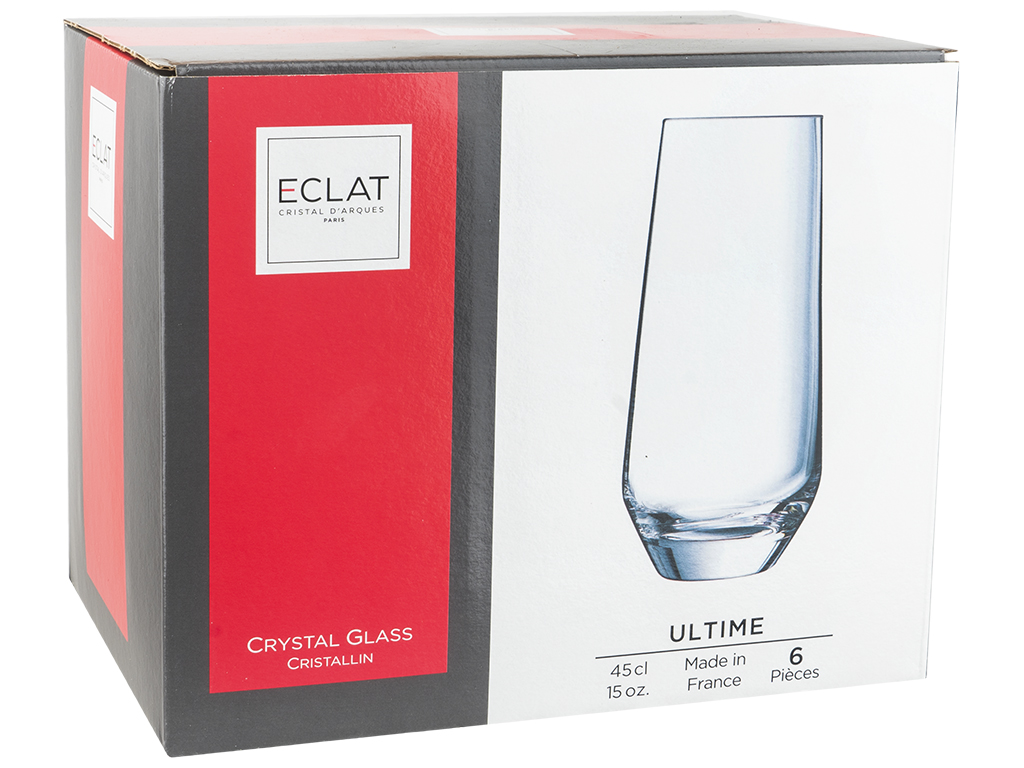 Набір склянок Eclat Ultime, високих, 450мл (ціна за набір 6шт) 43640