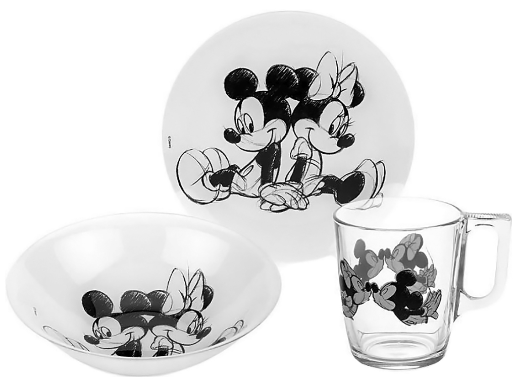 Набор детской посуды Luminarc Disney Fun Story (цена за набор 3 предмета) 53731