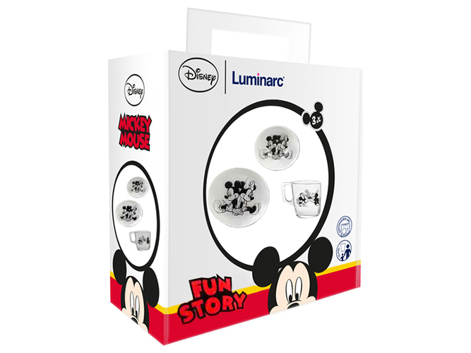 Набор детской посуды Luminarc Disney Fun Story (цена за набор 3 предмета) 53731