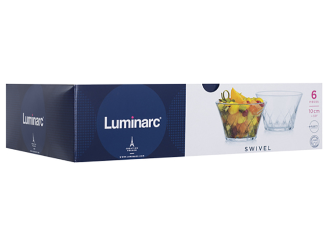 Набор салатников Luminarc Swivel 10см (цена за набор 6шт) 82595
