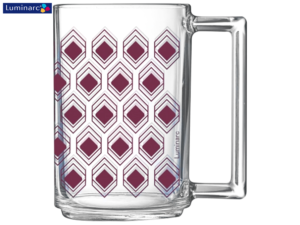 Кружка Luminarc Фітнес Ромб Лілак, 320мл, 1шт, 39014