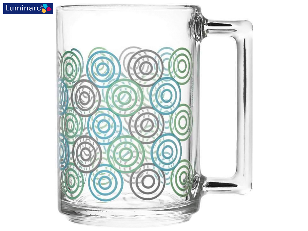 Кухоль Luminarc Фітнес Круги, 320мл, 1шт, 44894