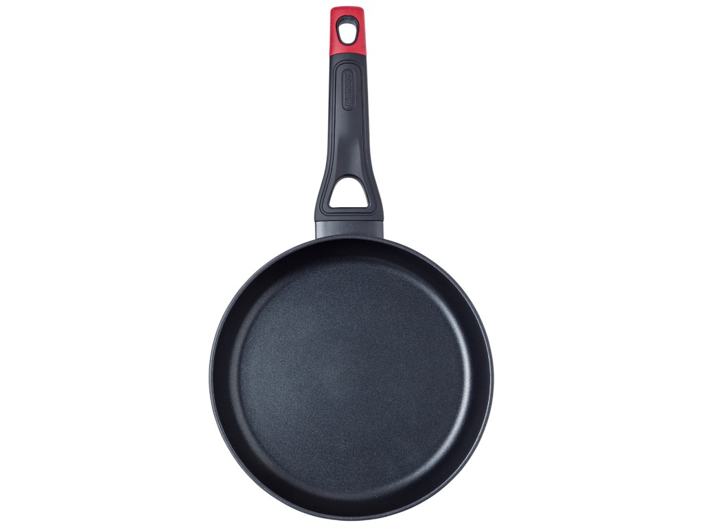 Сковорода Pyrex Optima, алюминий, антипригарное покрытие, 22см, цвет черный