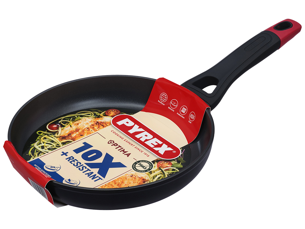 Сковорода Pyrex Optima, индукция, без крышки, 24см, 3426470284257