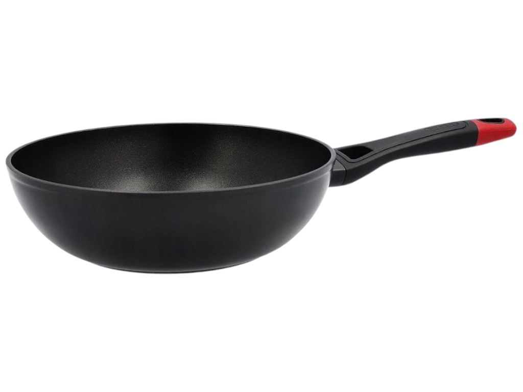 Сковорода-вок Pyrex Optima, алюминий, антипригарное покрытие, 28см, цвет черный