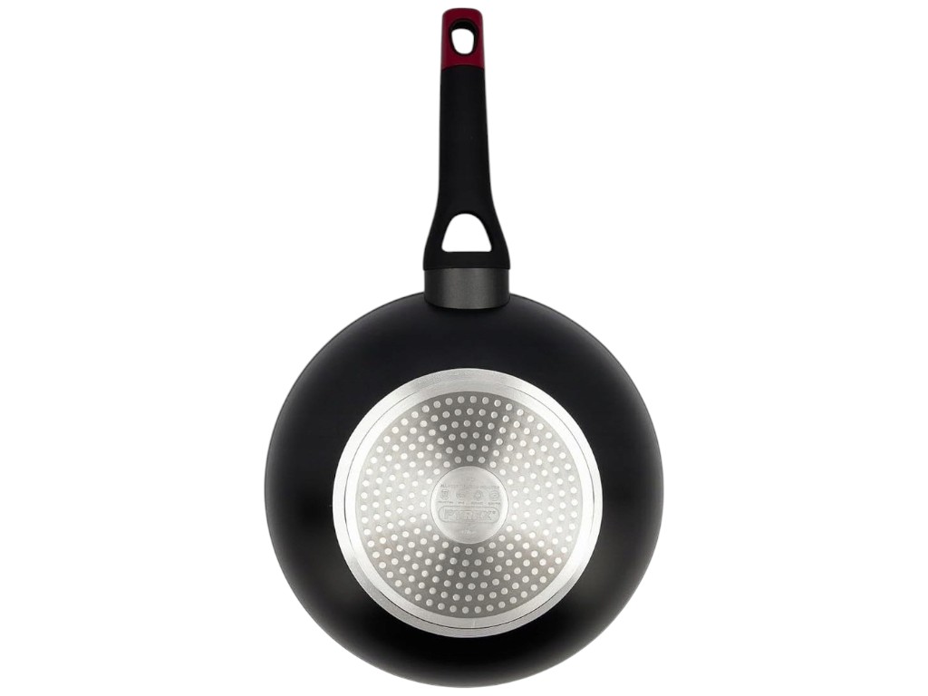 Сковорода-вок Pyrex Optima, алюминий, антипригарное покрытие, 28см, цвет черный