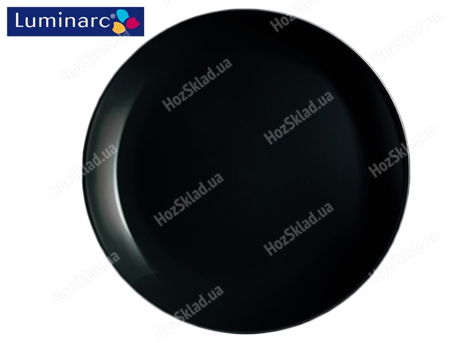 Тарілка десертна Luminarc Diwali Black D19см 14609