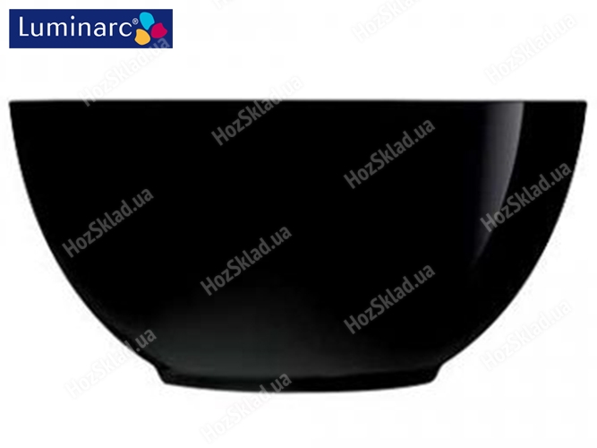 Салатник Luminarc Diwali black D12см 14531