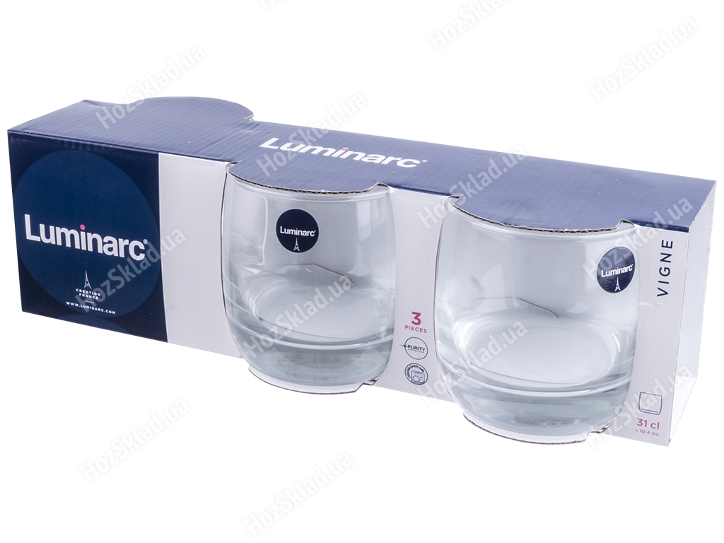 Набор стаканов Luminarc Vigne, 310мл (цена за набор 3шт), 883314006230 