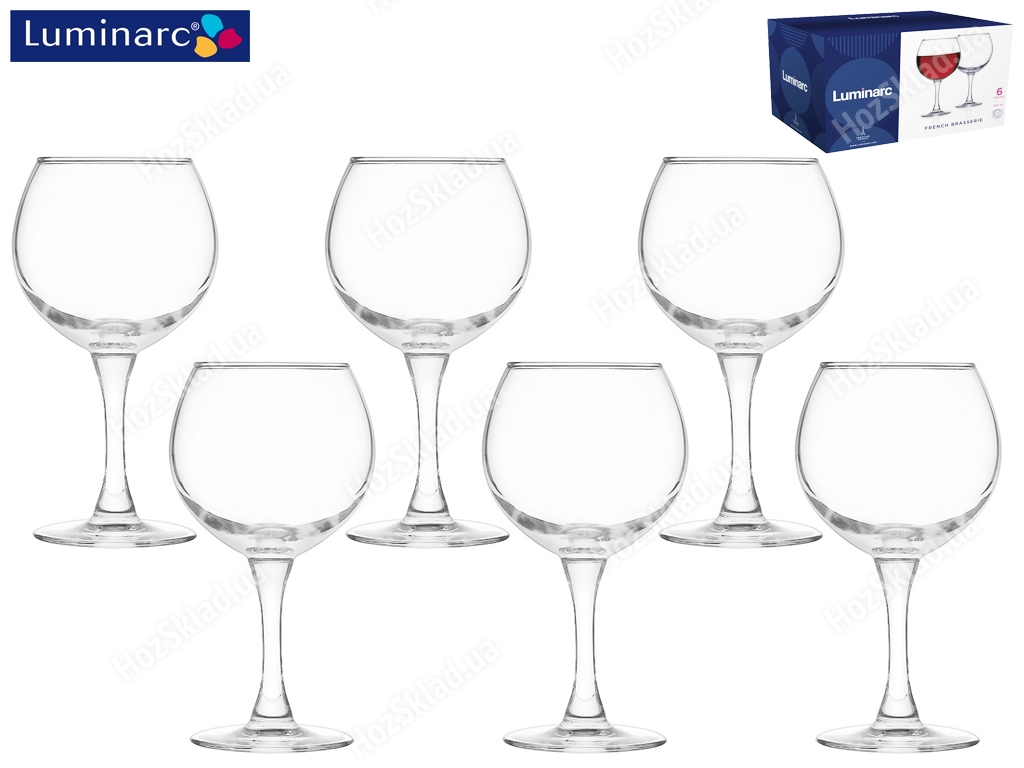 Набір келихів Luminarc French Brasserie 350мл (ціна за набір 6шт) 32143