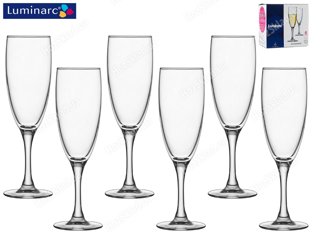Набор бокалов Luminarc Elegance 170мл (цена за набор 6шт) 31986