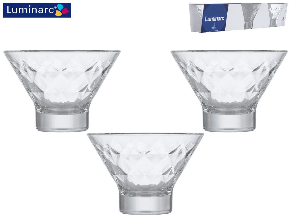 Набор креманок Luminarc "Diamond" 300мл (цена за набор 3шт) 32280