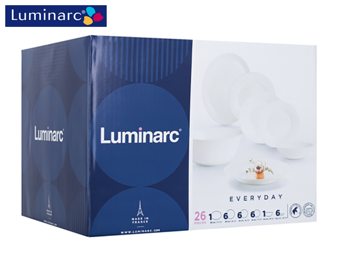 Сервиз столовый Luminarc "Everyday" (цена за набор 26 предметов) 37035