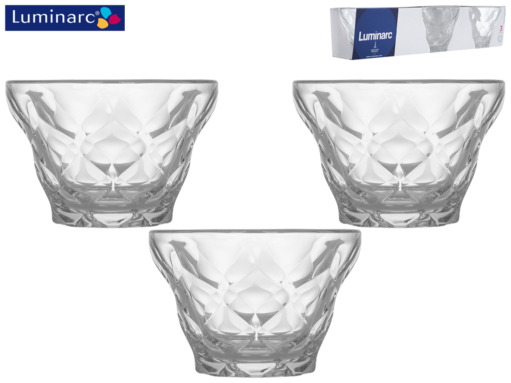 Набор креманок Luminarc "Ice Diamond" 350мл (цена за набор 3шт) 33638