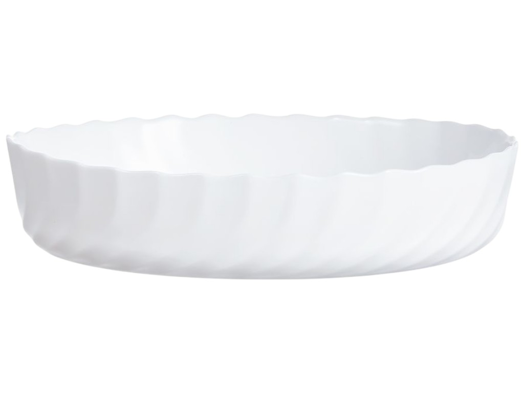 Форма для запекания Luminarc Trianon, овальная, жаропрочное стекло, 3л, 32×24,5×6,3см, цвет белый