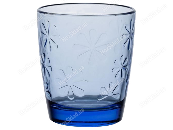 Склянка низька Luminarc Нео Флауер синя 250мл 35205
