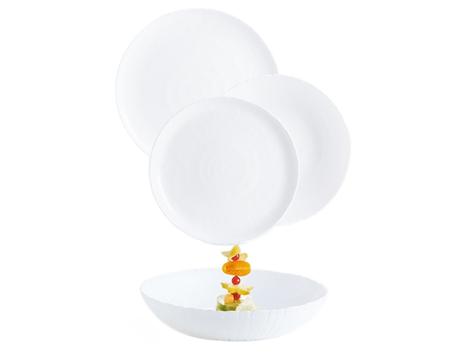 Сервіз столовий Luminarc AMMONITE WHITE 18 предметів 00685