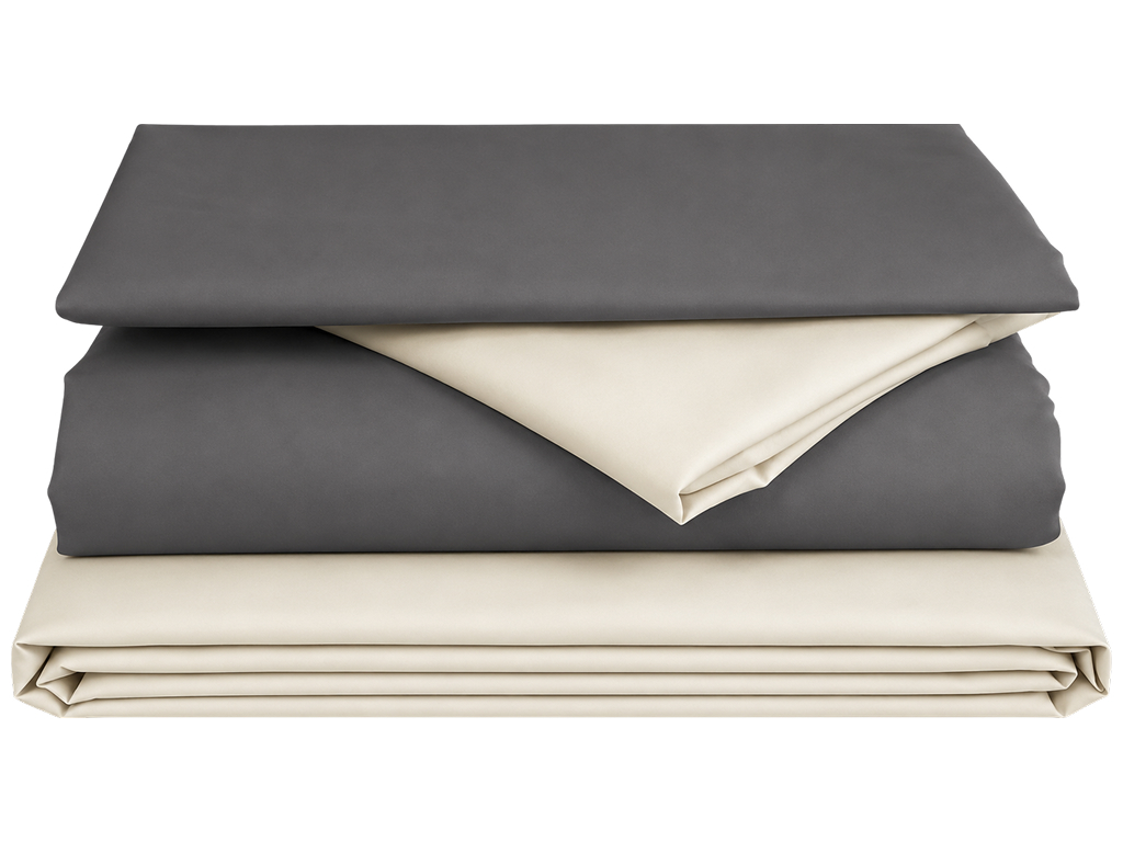 Комплект постельного белья Soho, семейный, Beige, Dark gray, 150х200 см, 5 предметов