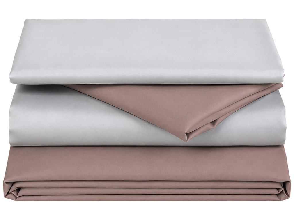Комплект постельного белья Soho, на молнии, Rose, Light gray, евро, 4 предмета
