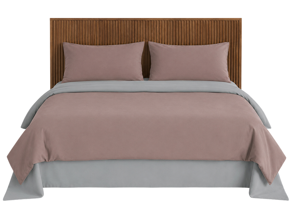 Комплект постільної білизни Soho, півтораспальний, Rose, Light gray, 150х200 см, 4 предмети
