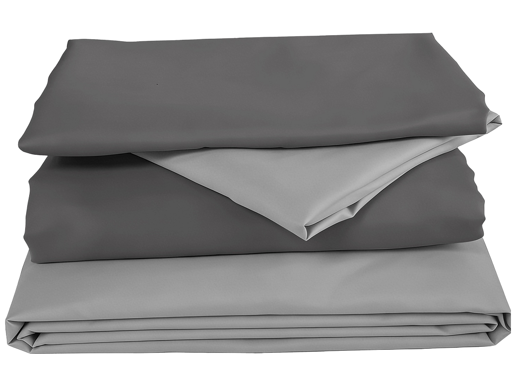 Комплект постільної білизни Soho, на блискавці, Light gray, Dark gray, євро,4 предмети