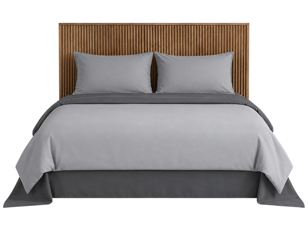 Комплект постельного белья Soho, семейный, Light gray, Dark gray, 150х200 см, 5 предметов