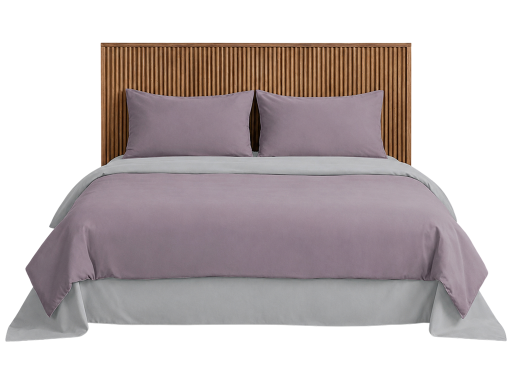 Комплект постельного белья Soho, полуторный, Purple, Light gray, 150х200 см, 4 предмета