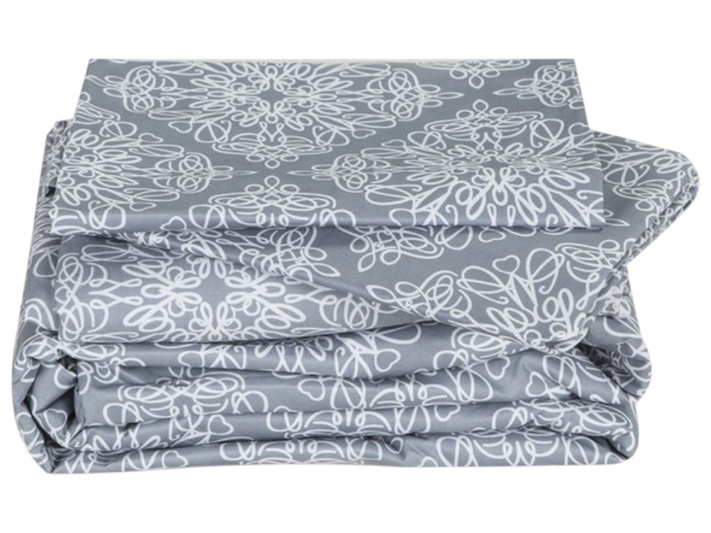 Комплект постільної білизни SOHO, Charme Grey, поліестер, євро 200×220 см