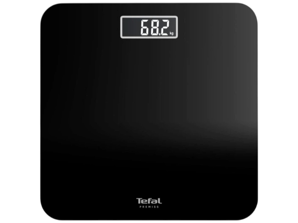 Весы напольные Tefal Premiss, 160кг, 2xААА, закаленное стекло, 30x30х1,8см, цвет черный