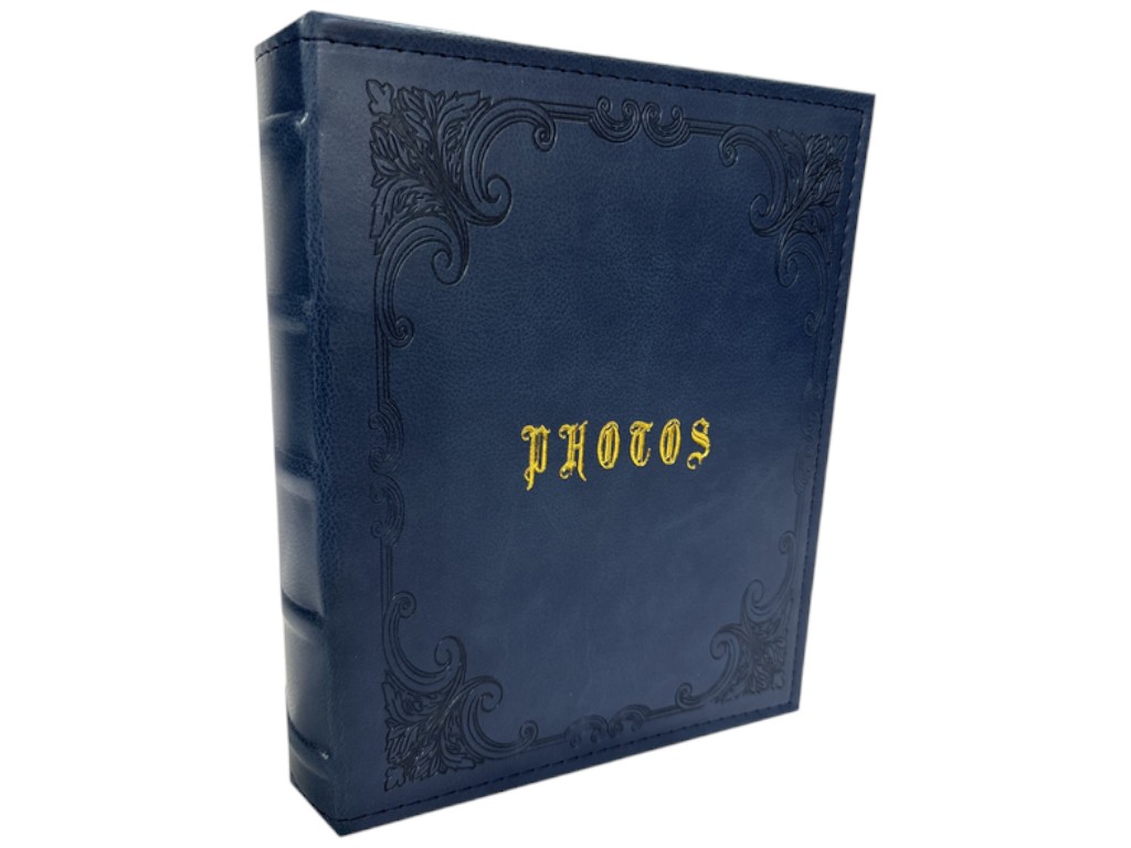Фотоальбом Ufo Margot Blue, 200 фотографій, штучна шкіра, поліпропілен, 10×15см, 24×19см