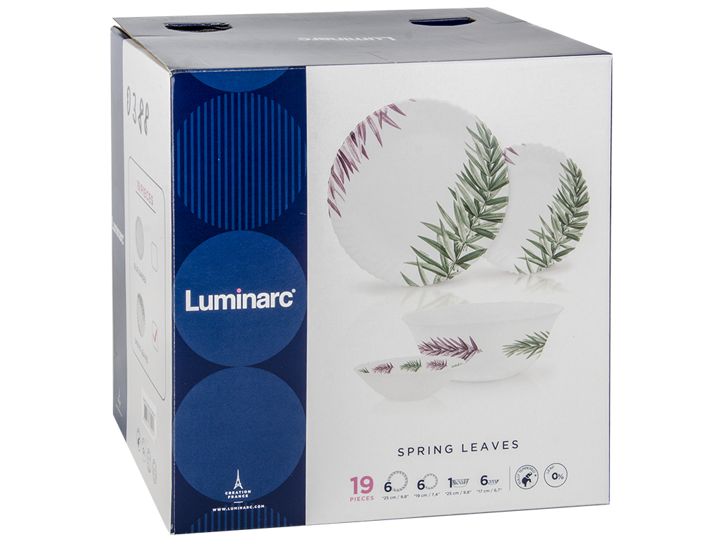 Сервиз столовый Luminarc Fest Spring Leave 19 предметов 15221