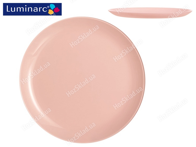 Тарелка обеденная Luminarc Arty Pink Quartz 26см 40902