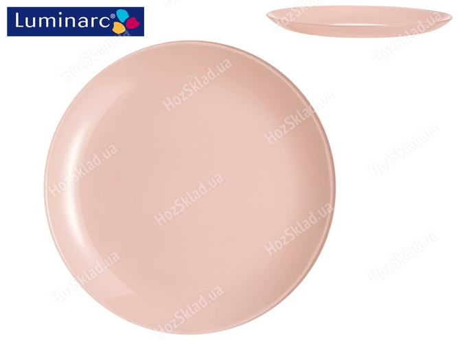 Тарелка десертная Luminarc Arty Pink Quartz 20,5см 42845