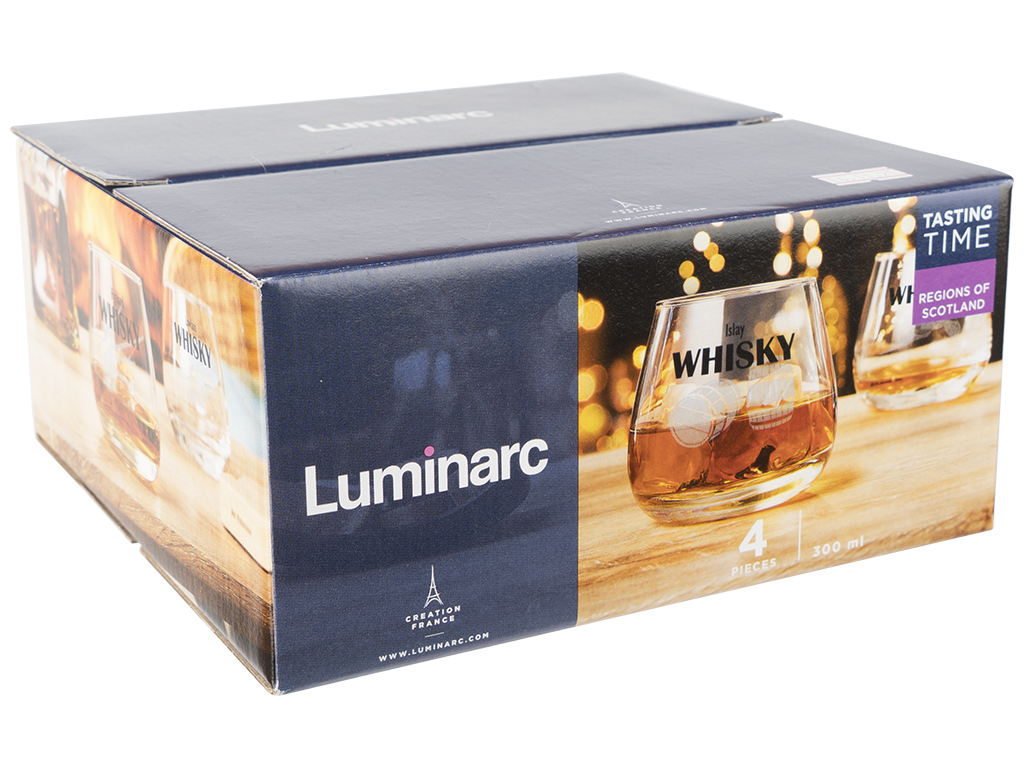 Набор стаканов Luminarc Tasting Time Regions Of Scotland низких 300мл (цена за набор 4шт) 43071