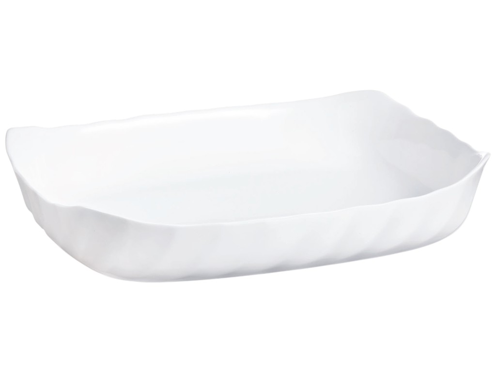 Форма для запекания Luminarc Smart Cuisine Trianon, жаропрочное стекло, 33х27см, цвет белый