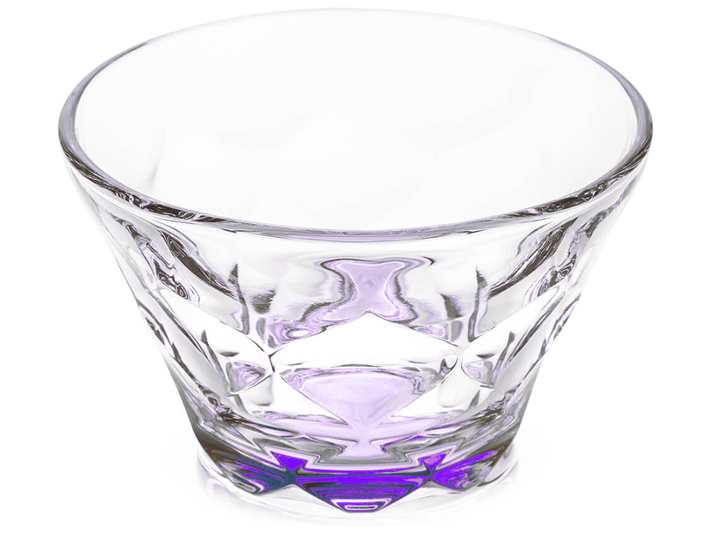 Креманка Luminarc Iced Diamant кольорове дно, лак мікс 350мл 43712