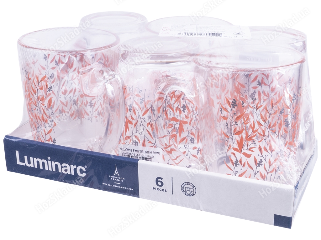 Набор чашек Luminarc New morning Alanine, 320мл, (цена за набор 6шт), 883314869293