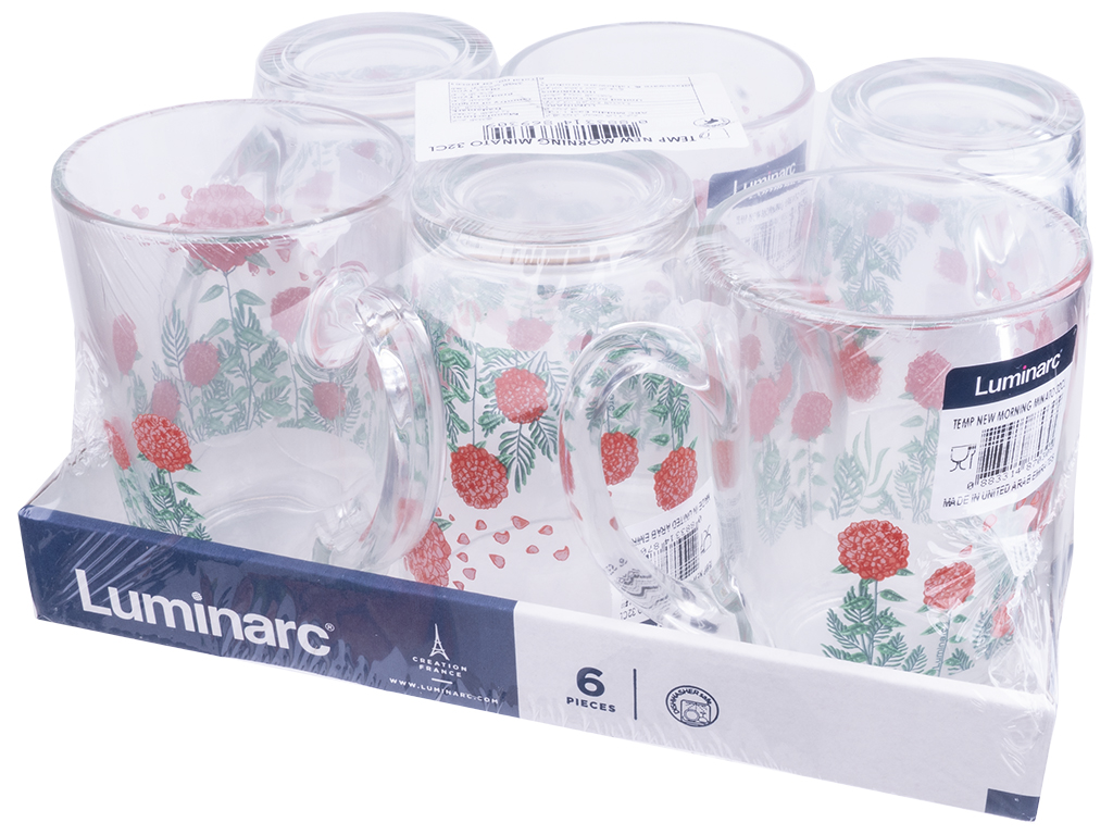 Набор чашек Luminarc New morning Minato, 320мл, (цена за набор 6шт), 883314869309